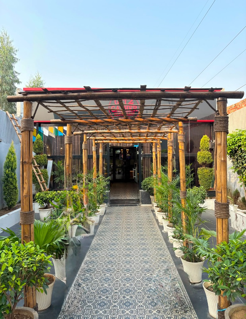 Pergola Walkway & Greenery